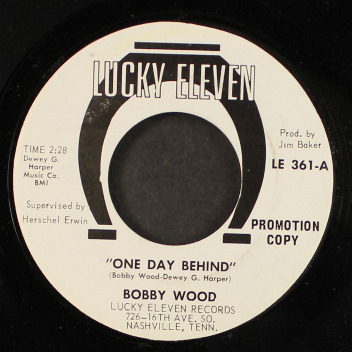 sound of sadness / one day behind by BOBBY WOOD
