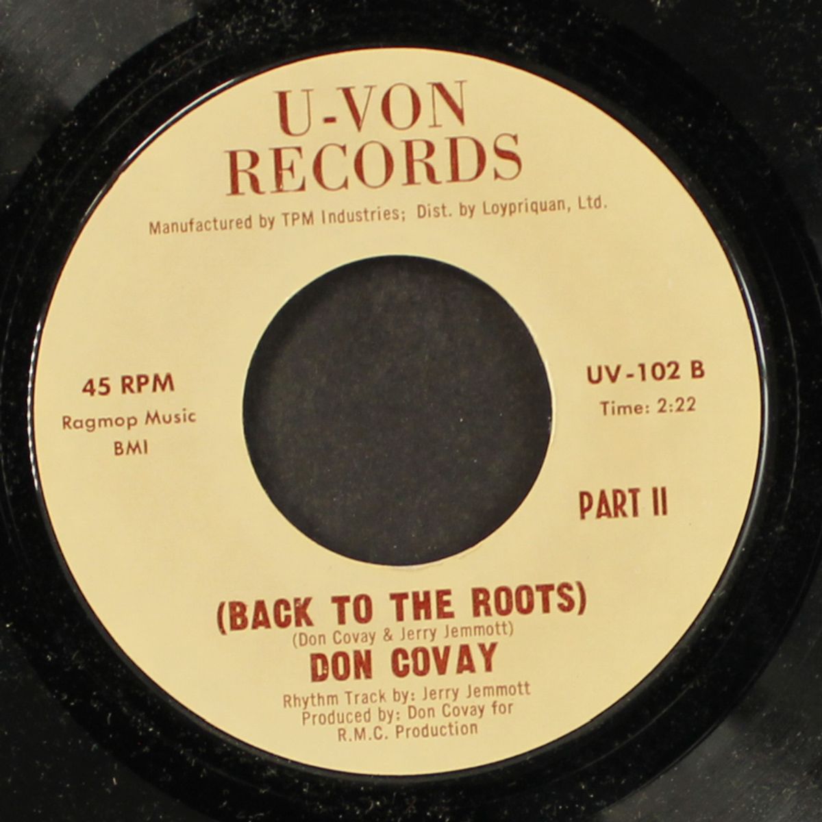 back to the roots / part ii by DON COVAY