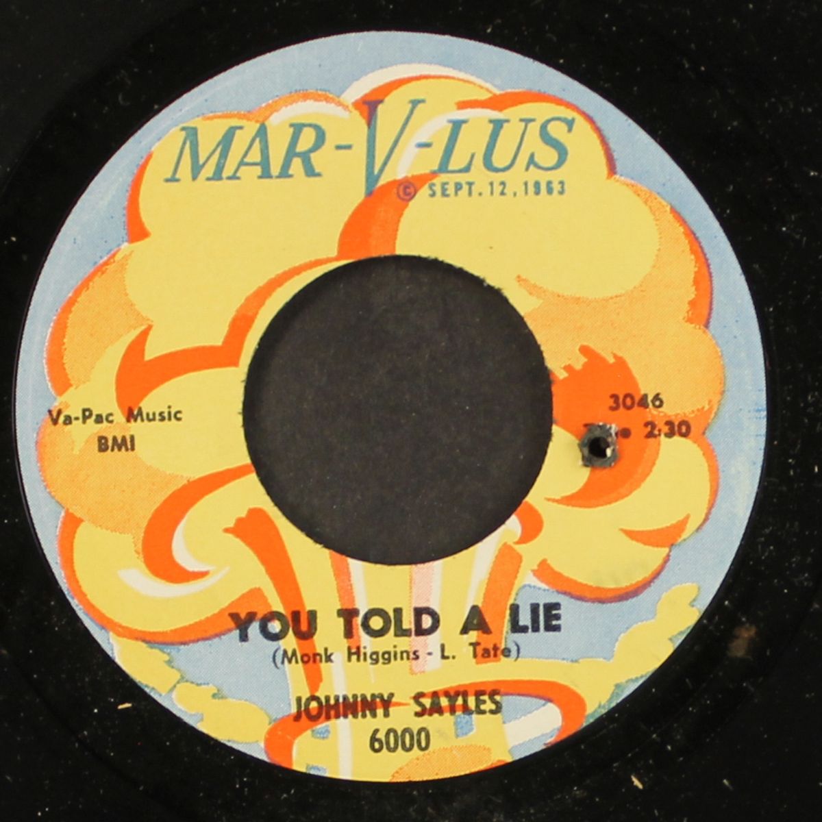 don't turn your back on me / you told a lie by JOHNNY SAYLES