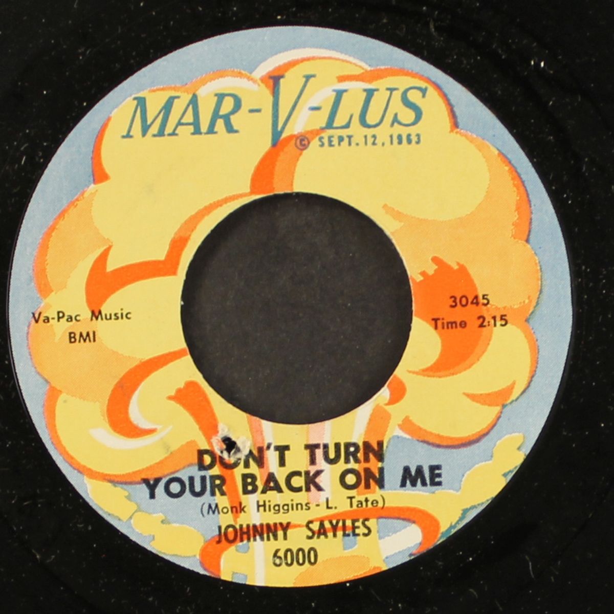 don't turn your back on me / you told a lie by JOHNNY SAYLES