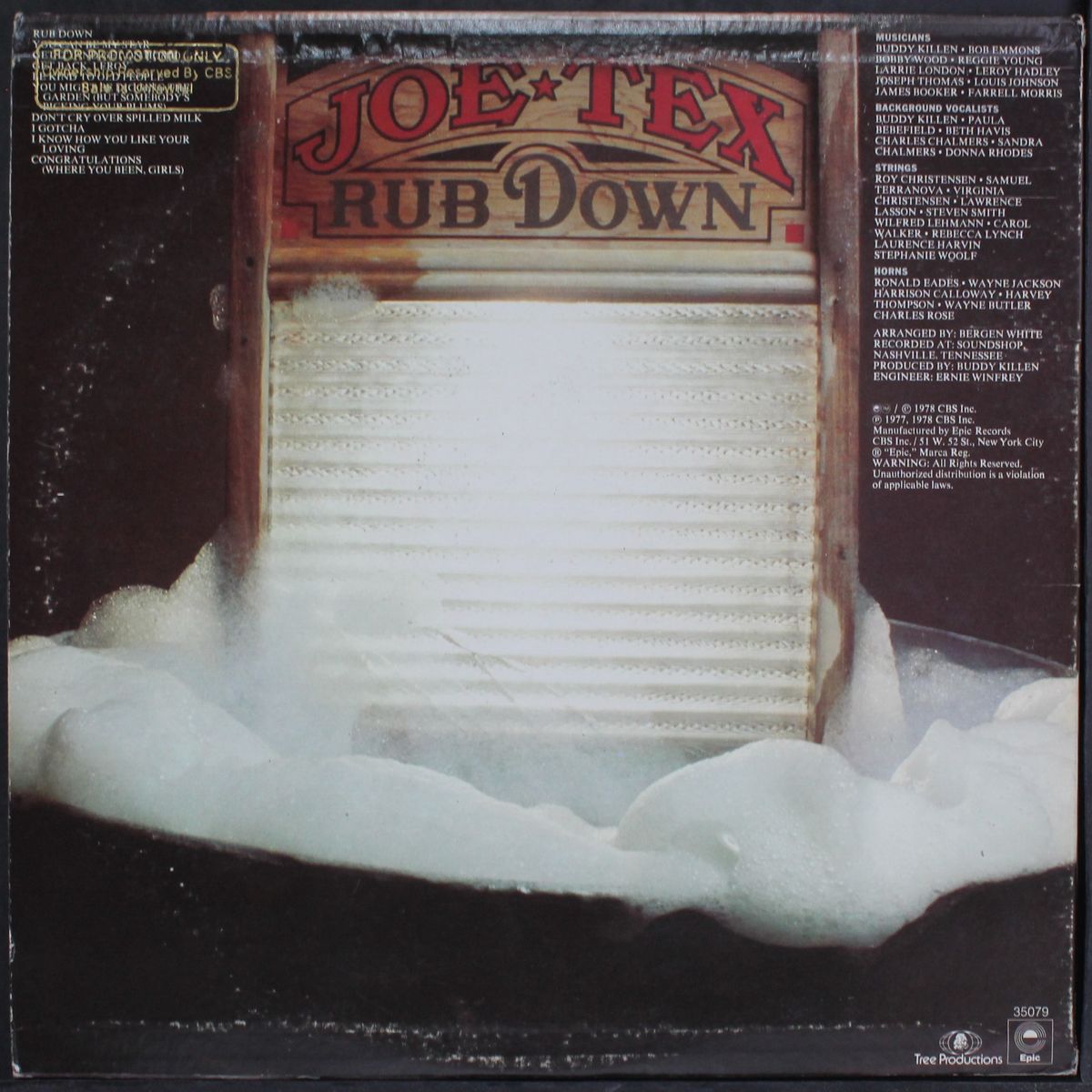 rub down by JOE TEX
