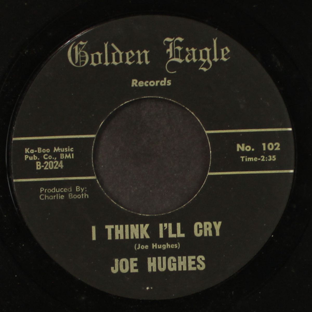 i think i'll cry / my pacify by JOE HUGHES