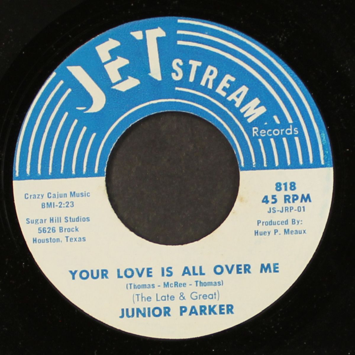 you better quit it / your love is all over me by SUGAR HILL BLUES BAND / JUNIOR PARKER