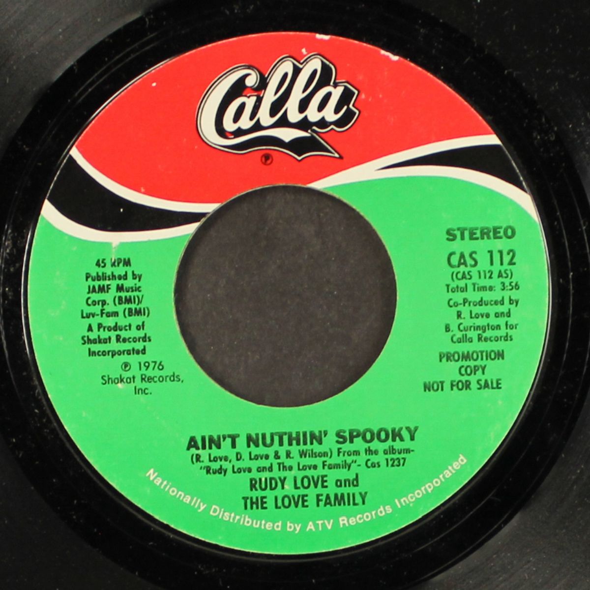 ain't nuthin' spooky / love electricity by RUDY LOVE & LOVE FAMILY