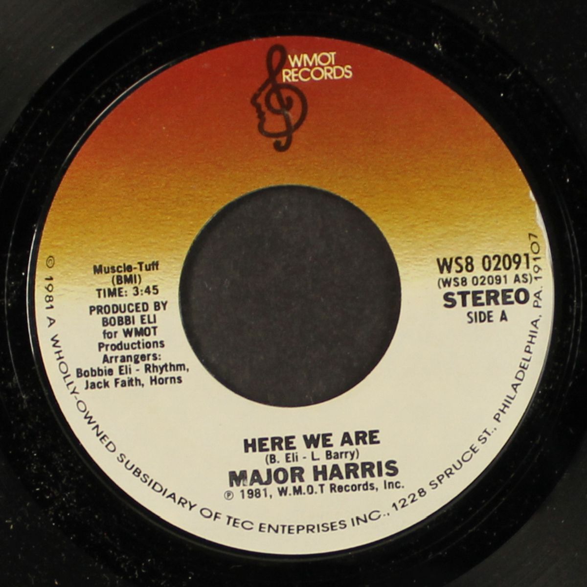 here we are / living's easy now by MAJOR HARRIS