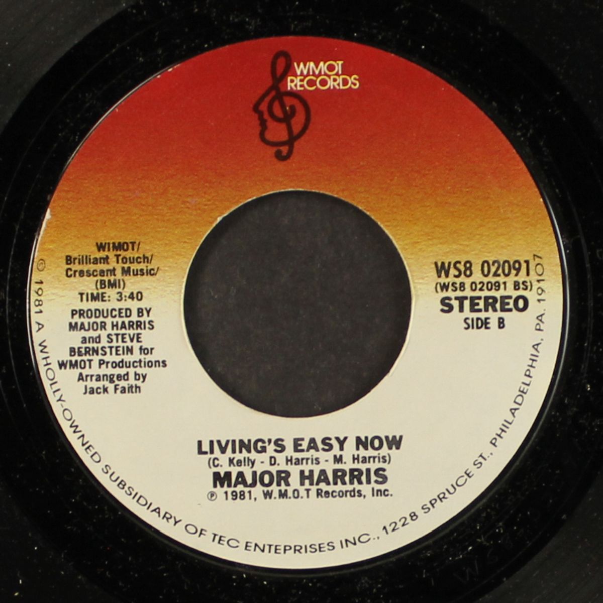 here we are / living's easy now by MAJOR HARRIS