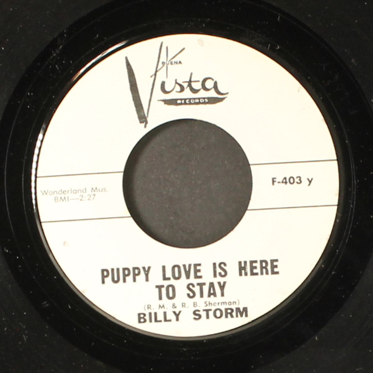 push over / puppy love is here to stay by BILLY STORM