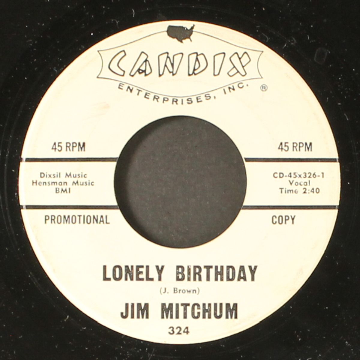 lonely birthday / oh, what a wonderful feeling by JIM MITCHUM