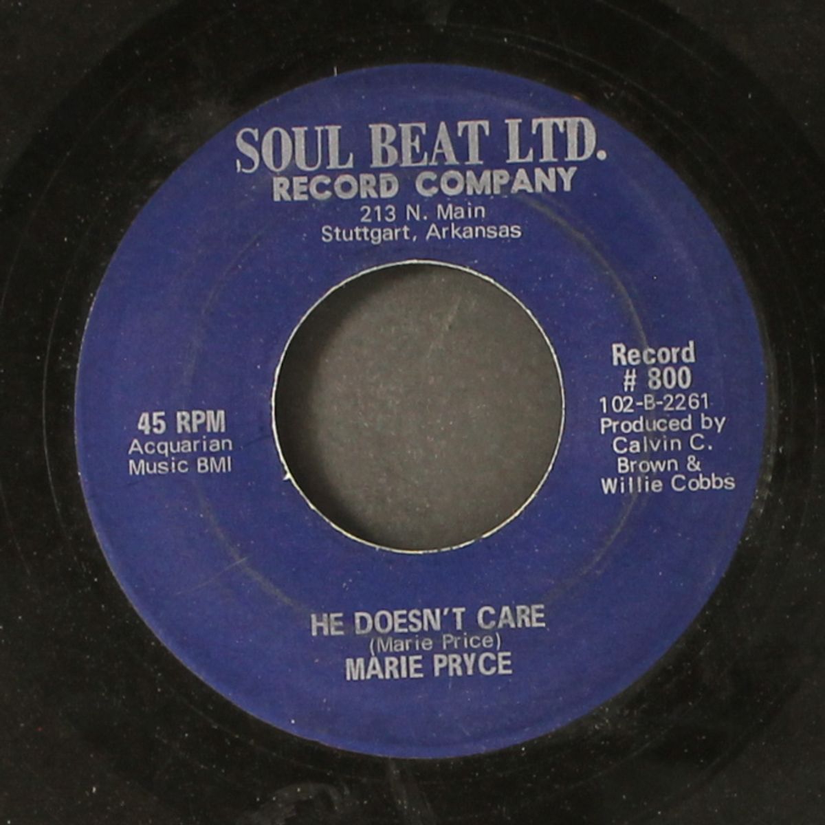 he doesn't care / i met the man from cummins prison by MARIE PRYCE