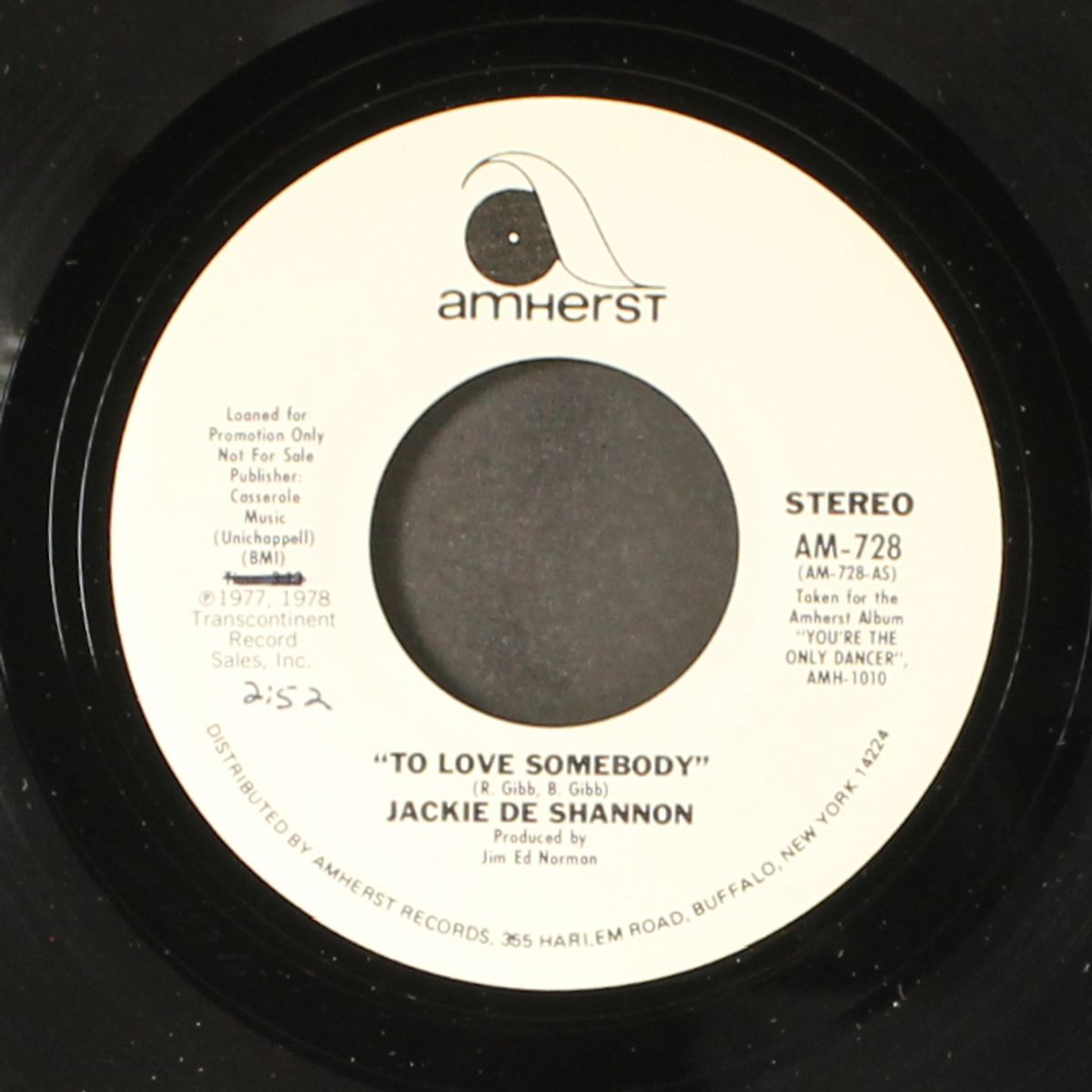 to love somebody / mono by JACKIE DE SHANNON