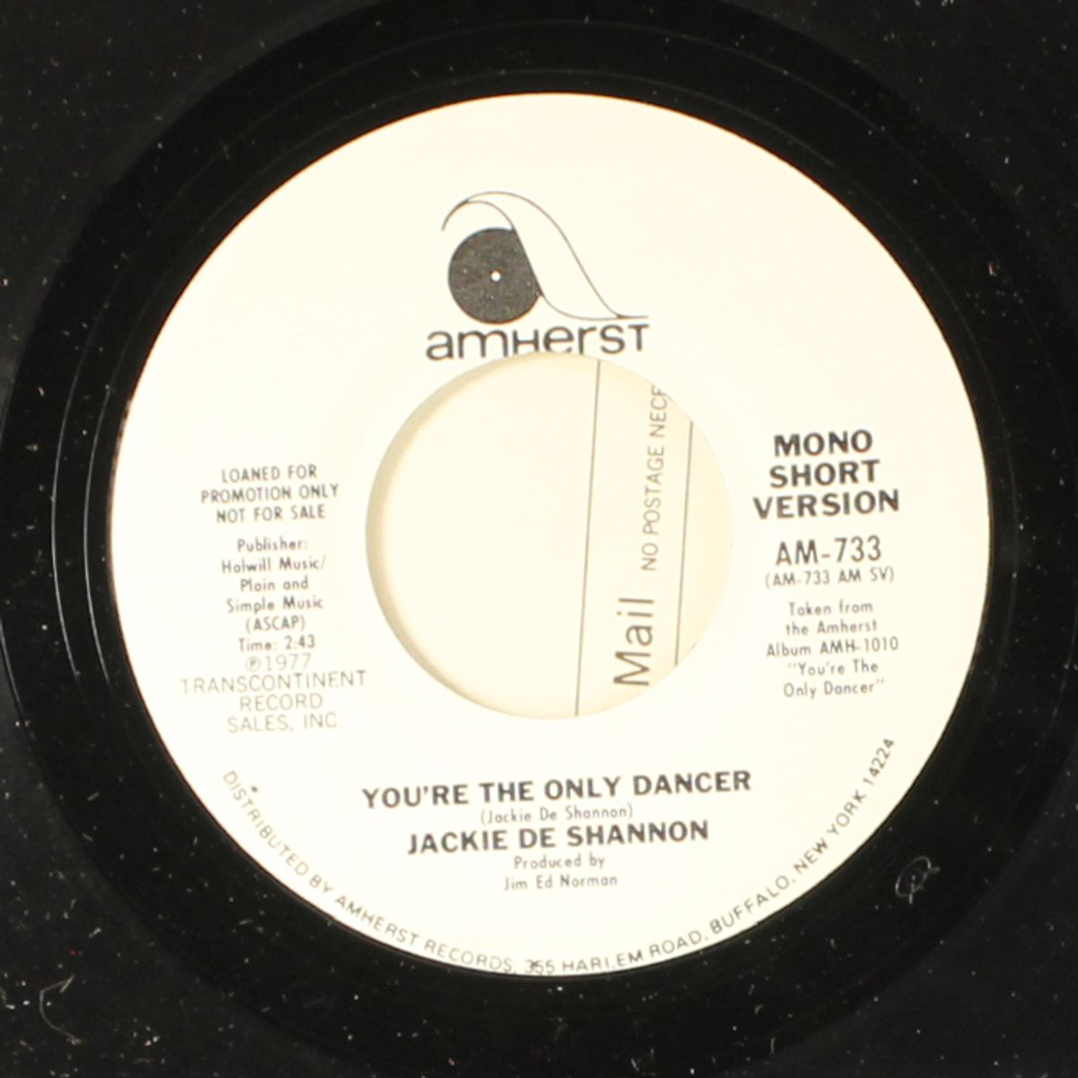 you're the only dancer / mono by JACKIE DE SHANNON