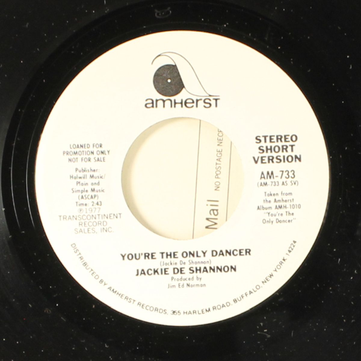 you're the only dancer / mono by JACKIE DE SHANNON