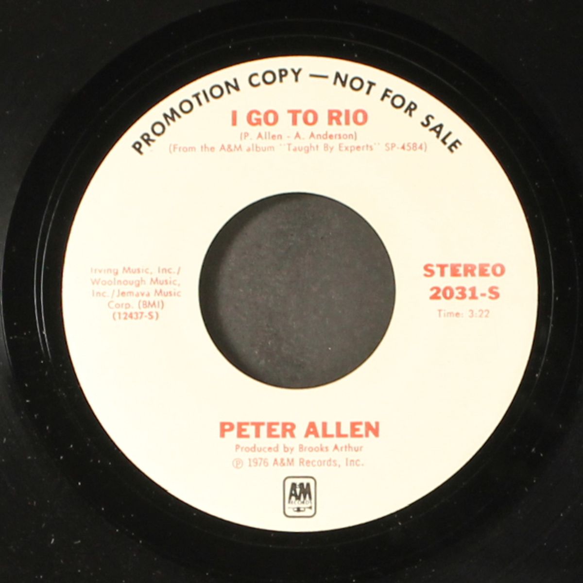 i go to rio / same by PETER ALLEN