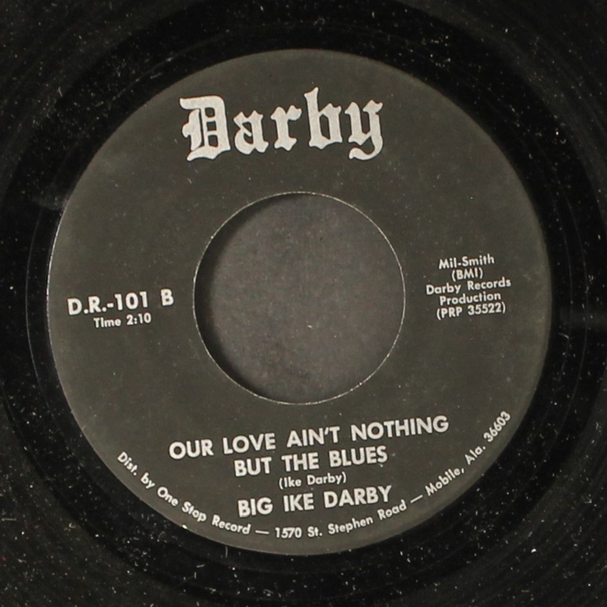 dust my broom / our love ain't nothing but the blues by BIG IKE DARBY