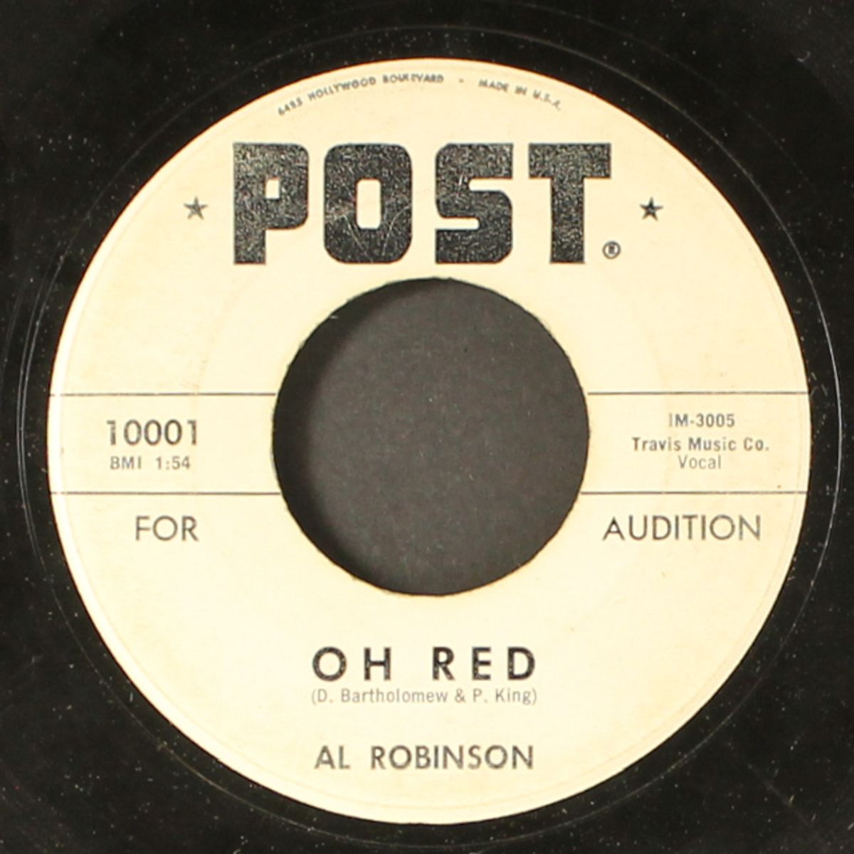 oh red / the blues by AL ROBINSON