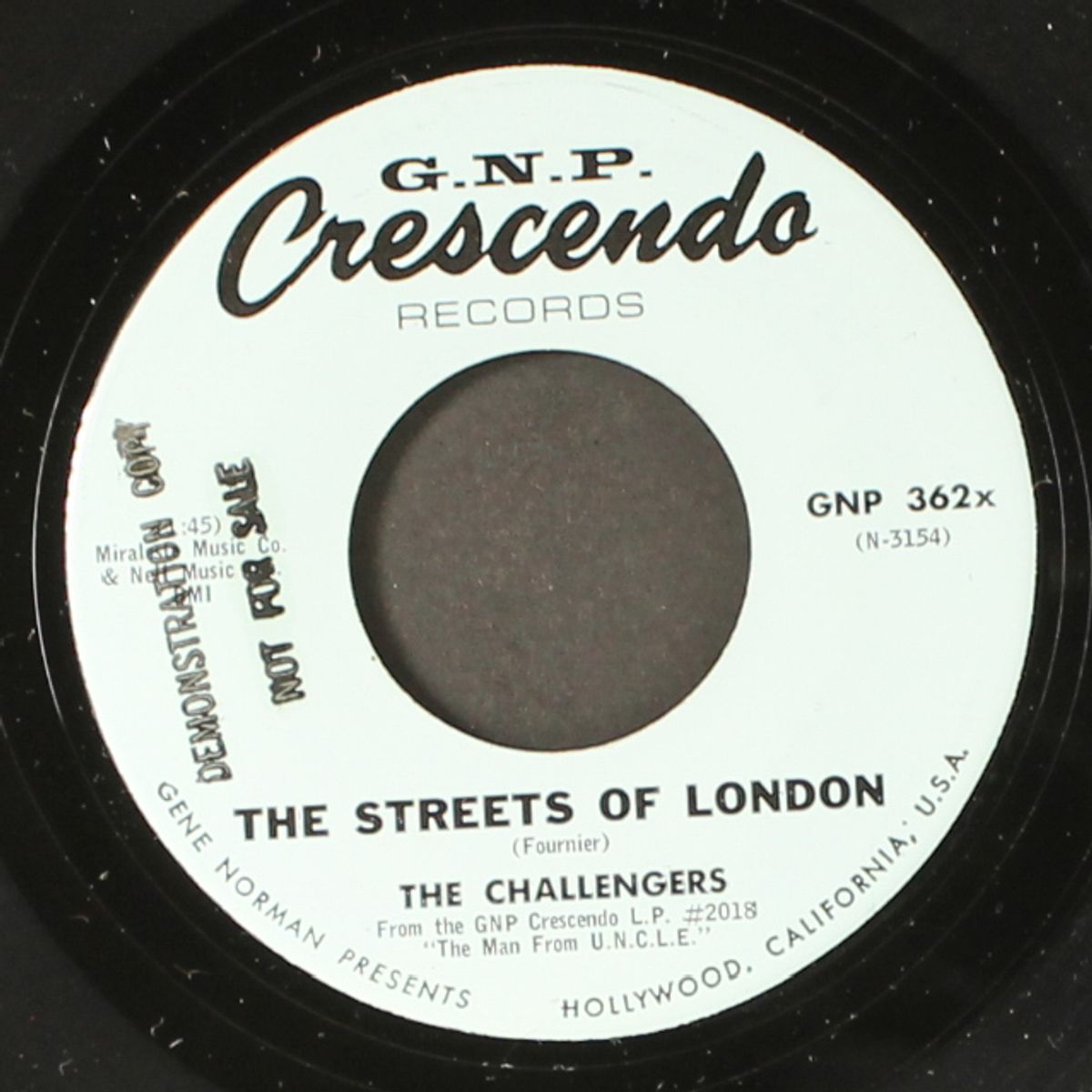 the man from u.n.c.l.e. / the streets of london by CHALLENGERS