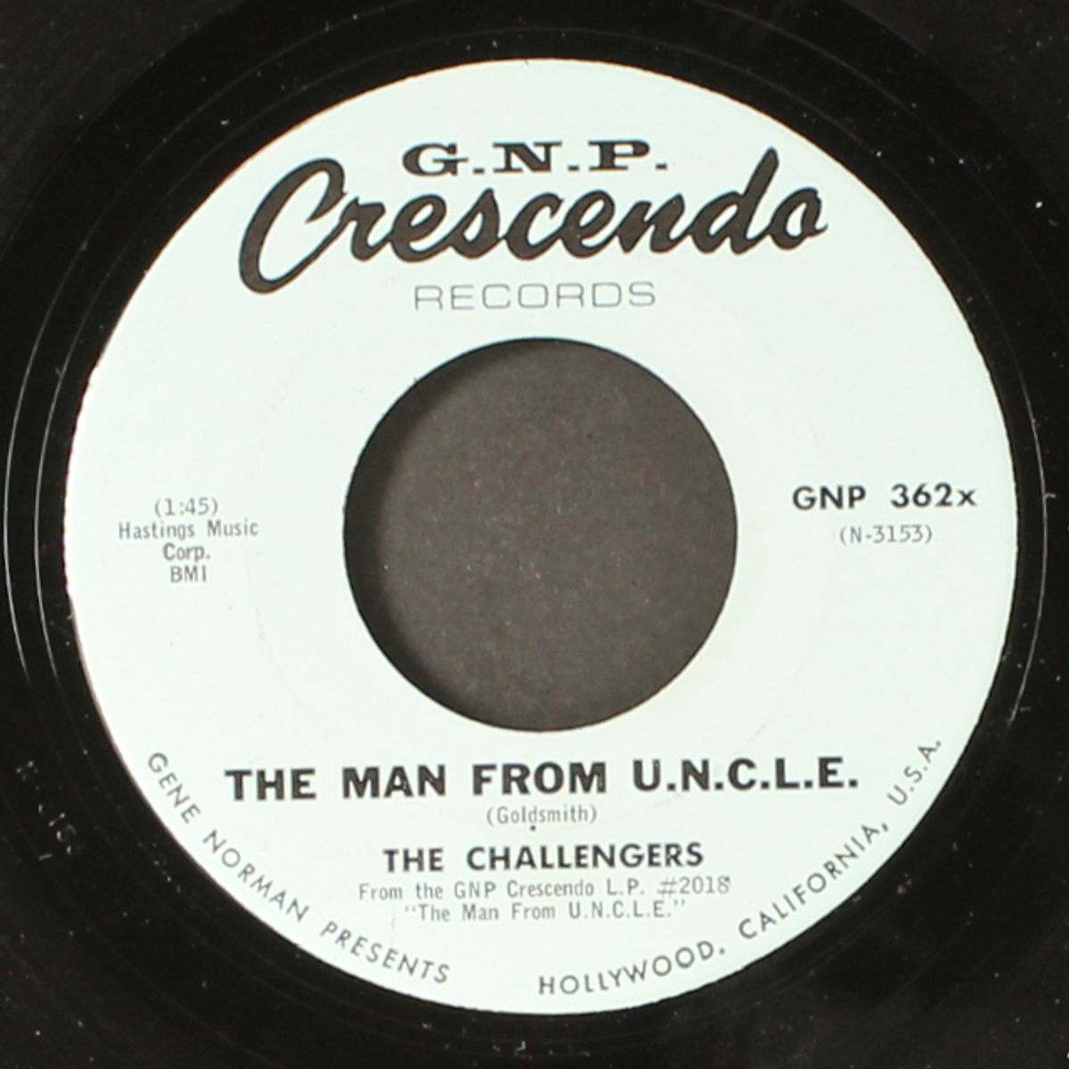 the man from u.n.c.l.e. / the streets of london by CHALLENGERS