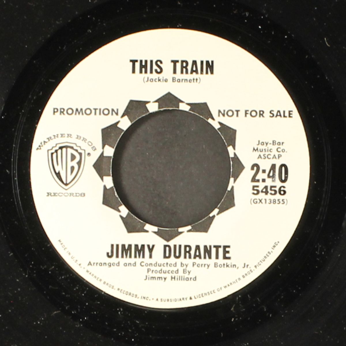 his train / when love flies out the window by JIMMY DURANTE