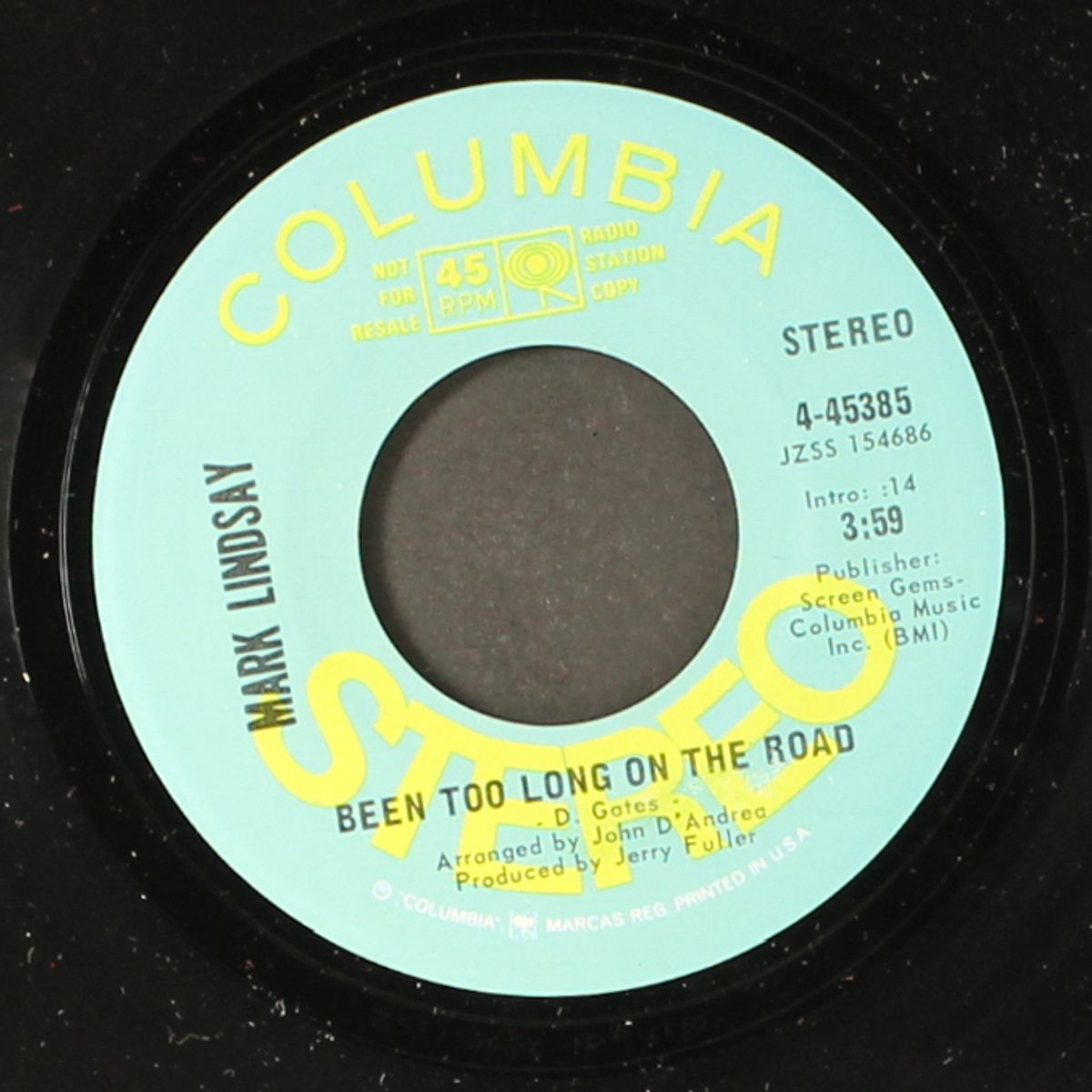 been too long on the road by MARK LINDSAY