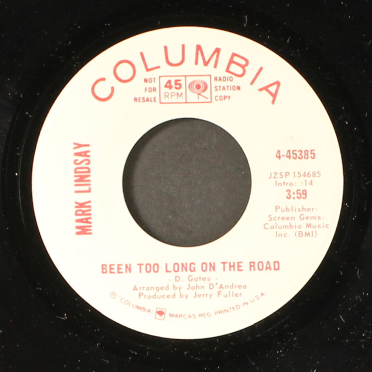 been too long on the road by MARK LINDSAY