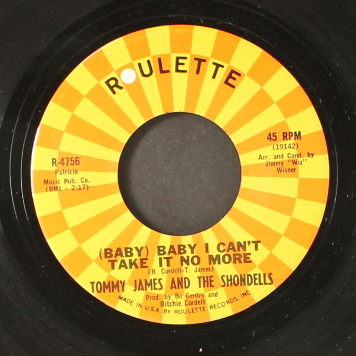 i like the way / (baby) baby i can't take it no more by TOMMY JAMES & SHONDELLS