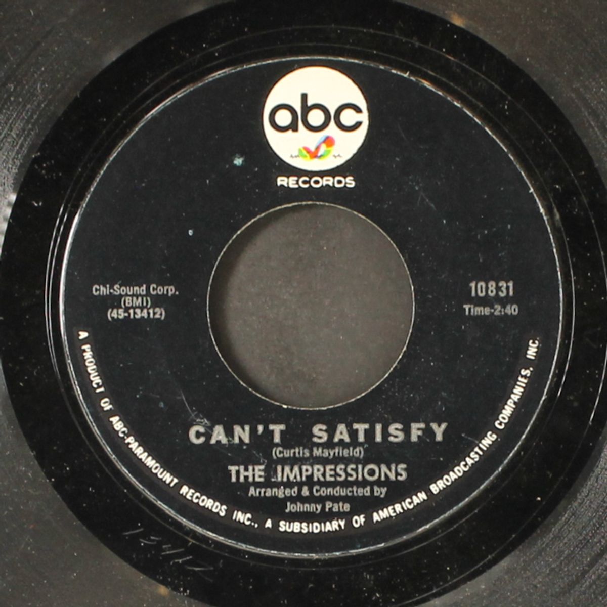 can't satisfy / this must end by IMPRESSIONS