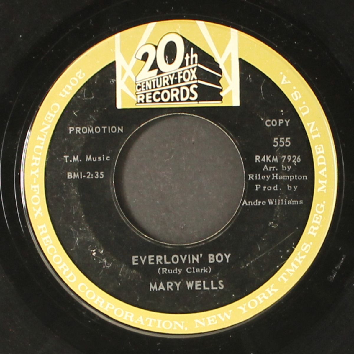 use your head / everlovin' boy by MARY WELLS