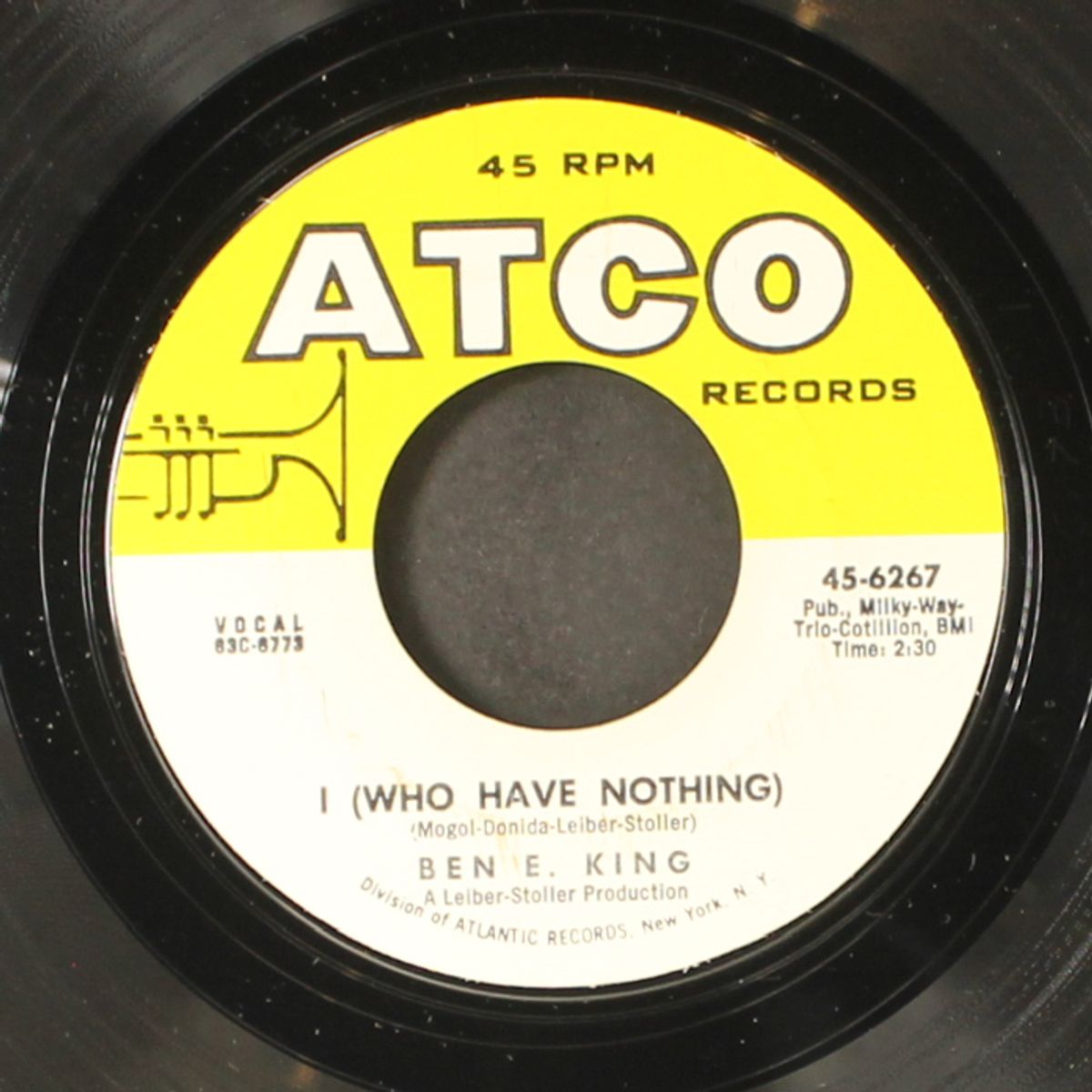 the beginning of time / i (who have nothing) by BEN E. KING