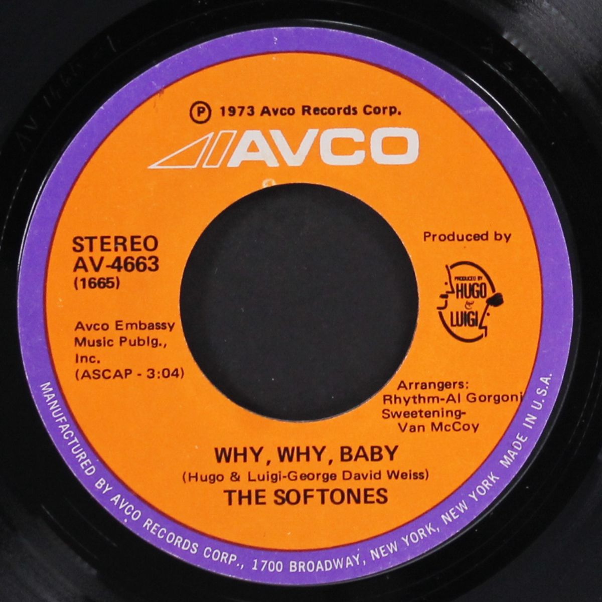 that old black magic / why, why, baby by SOFTONES