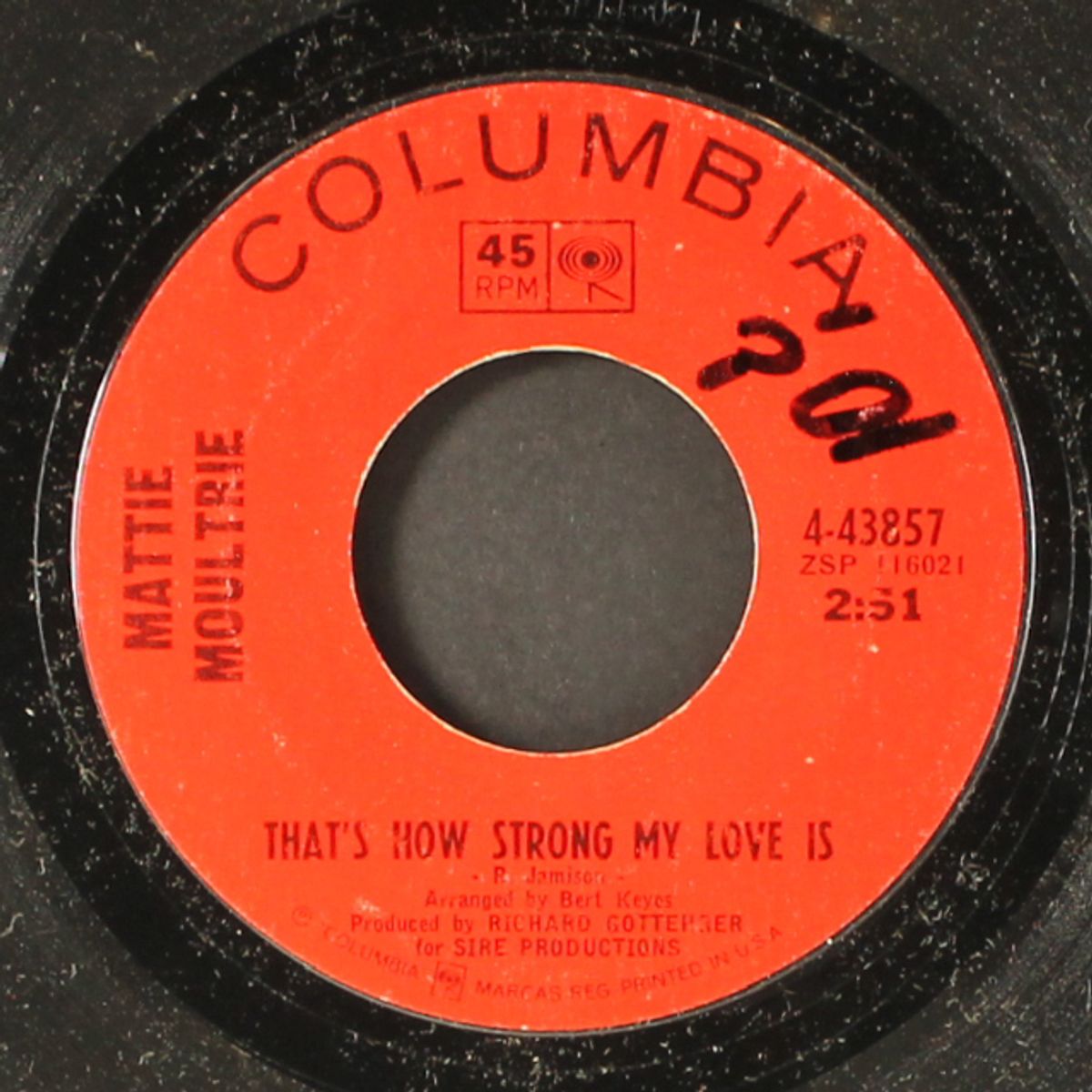 that's how strong my love is by MATTIE MOULTRIE