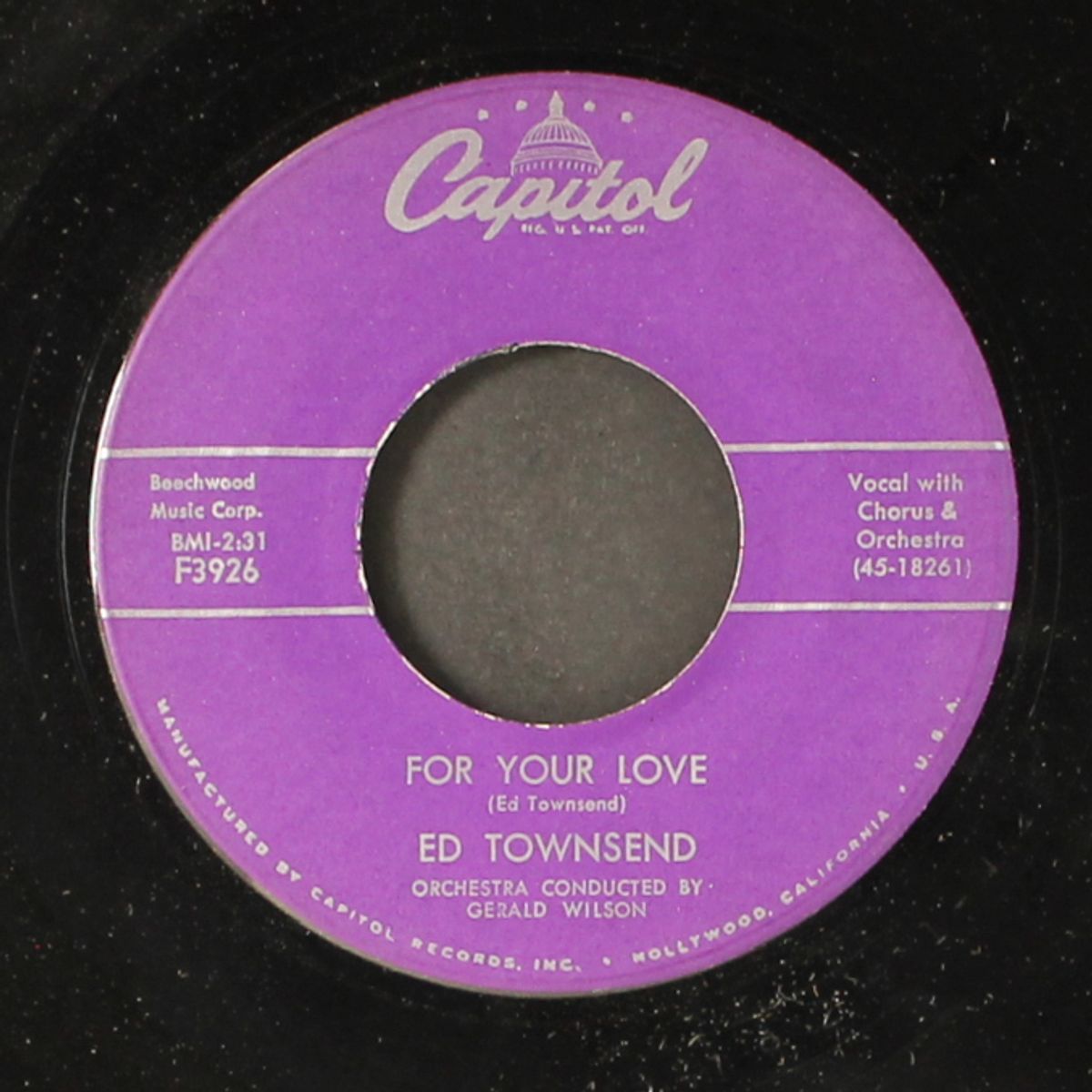 for your love by ED TOWNSEND