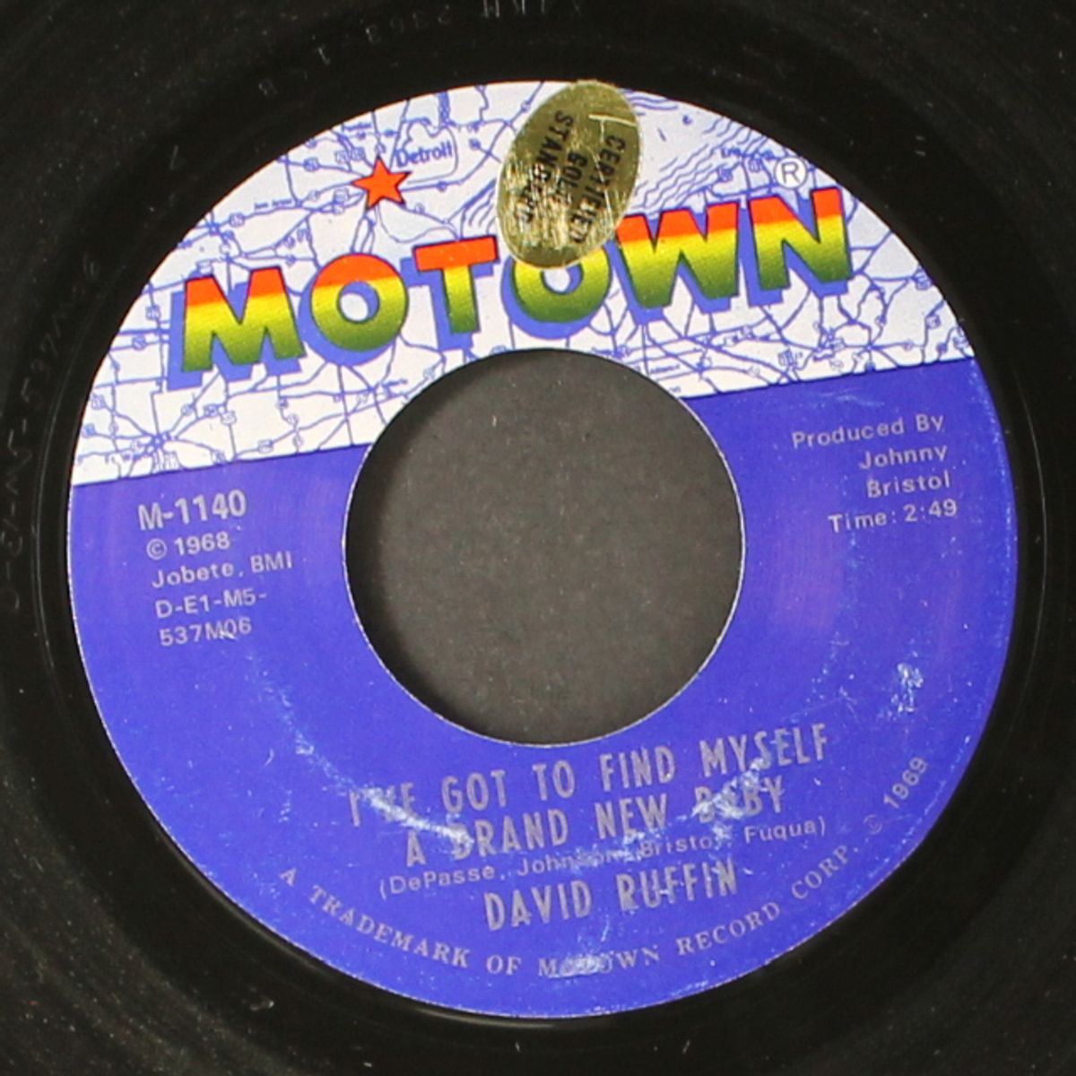 my whole world ended / i've got to find myself a brand new baby by DAVID RUFFIN