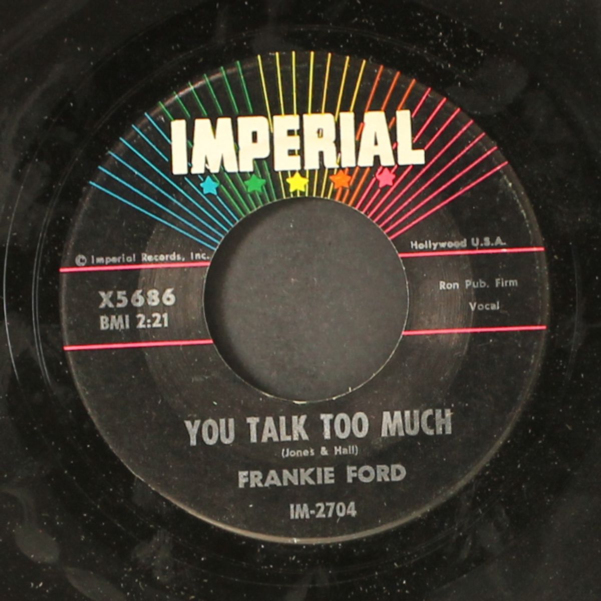 you talk too much by FRANKIE FORD