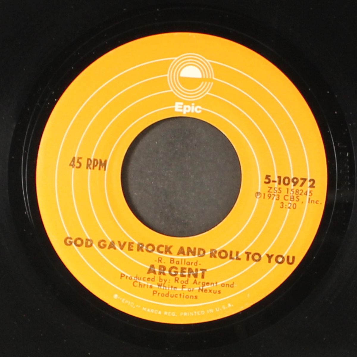 god gave rock and roll to you / christmas for the free by ARGENT