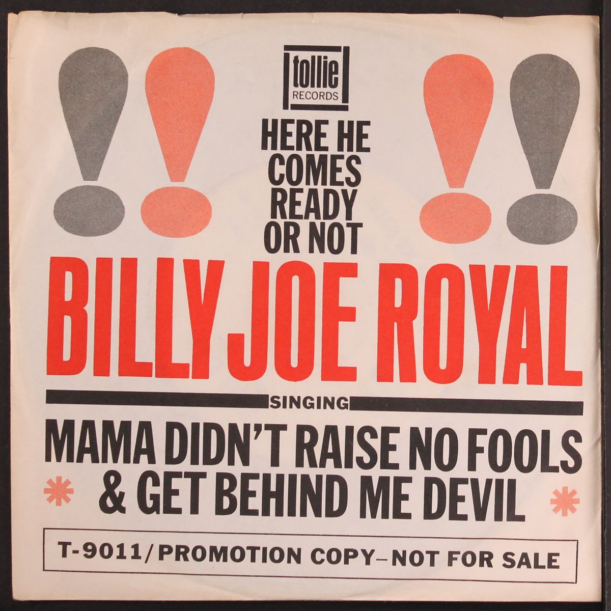 mama didn't raise no fools / get behind me devil by BILLY JOE ROYAL