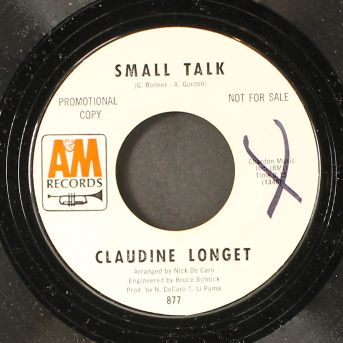small talk / man in a raincoat by CLAUDINE LONGET