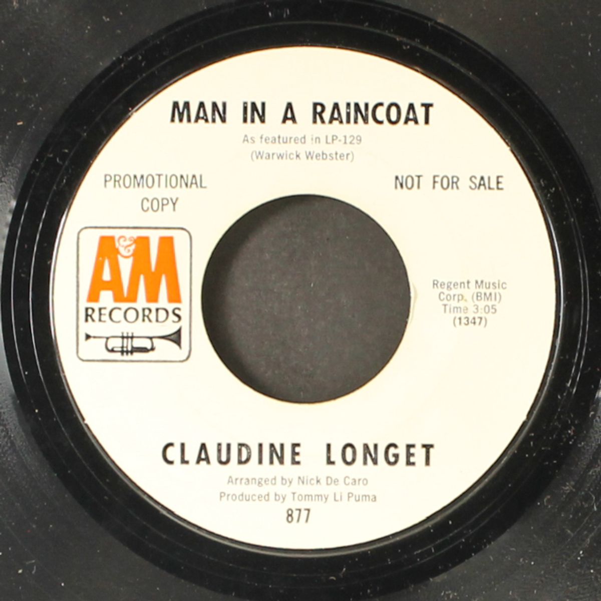 small talk / man in a raincoat by CLAUDINE LONGET