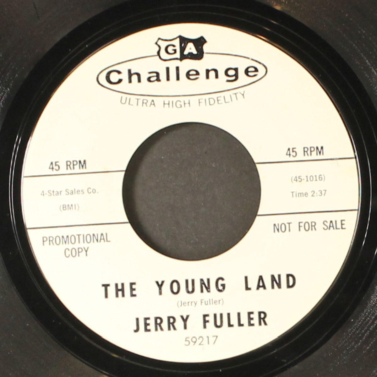 i only came to dance with you / the young land by JERRY FULLER
