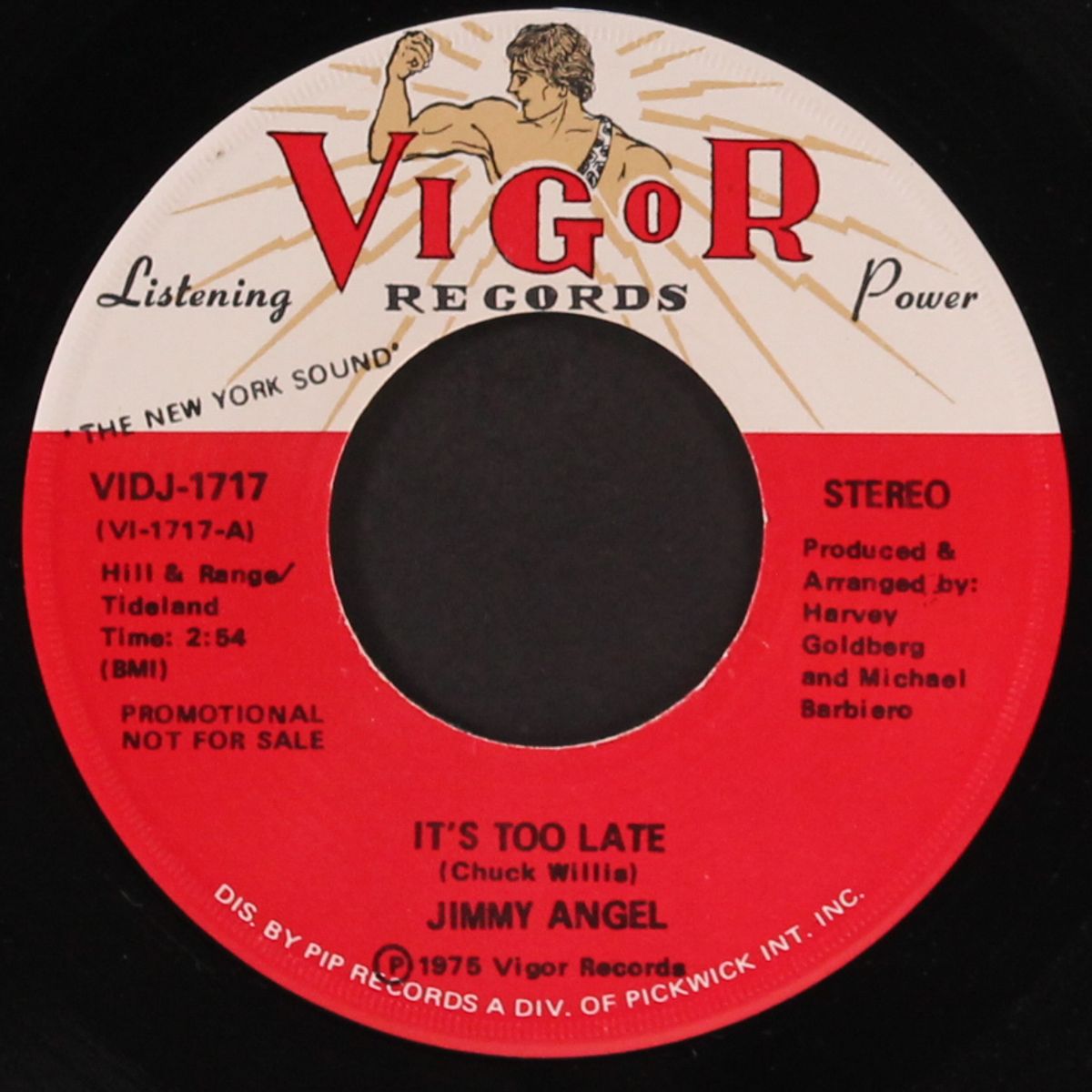 junior's bleedin' again / it's too late by JIMMY ANGEL