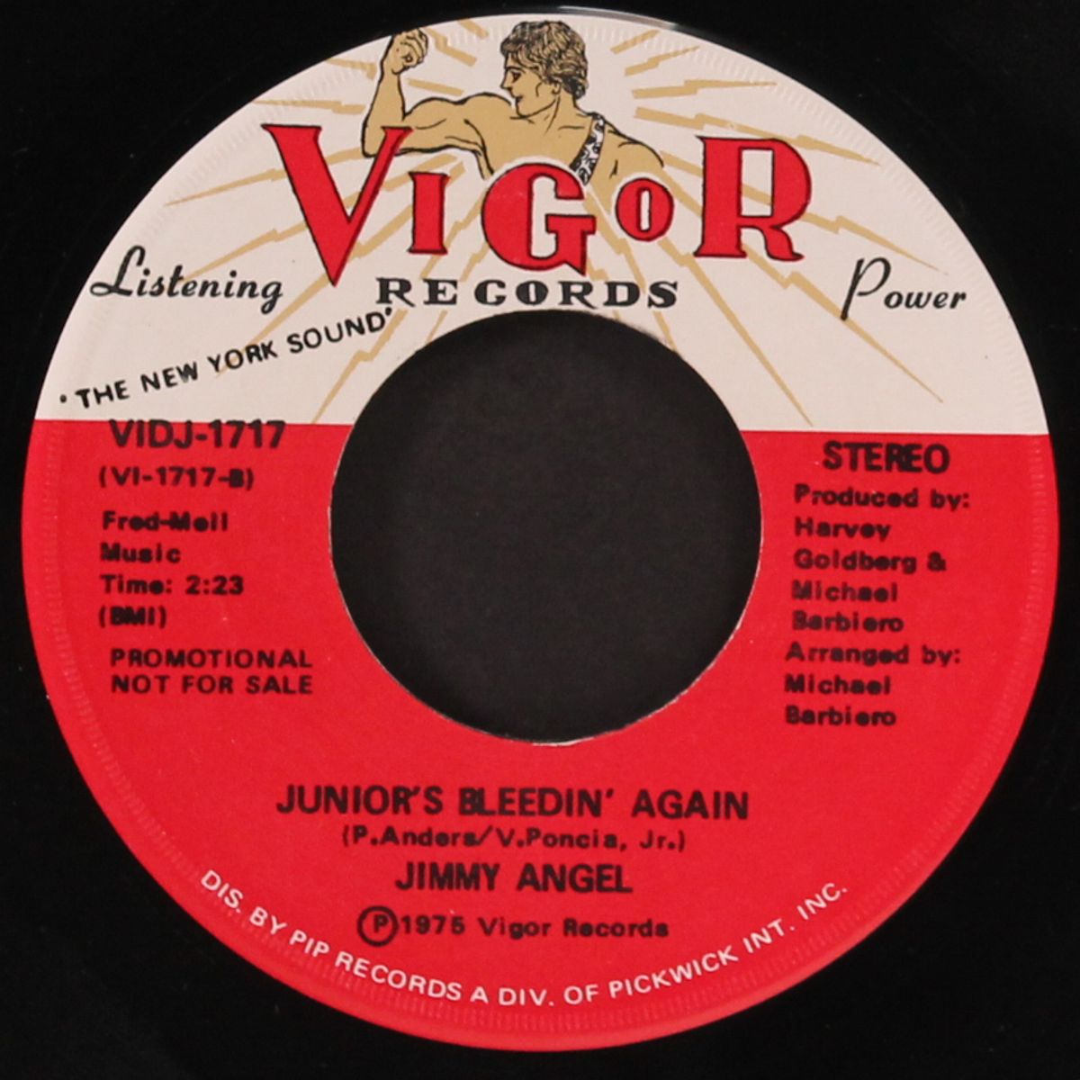 junior's bleedin' again / it's too late by JIMMY ANGEL