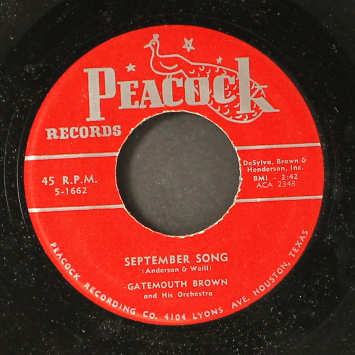 ain't that dandy / september song by GATEMOUTH BROWN