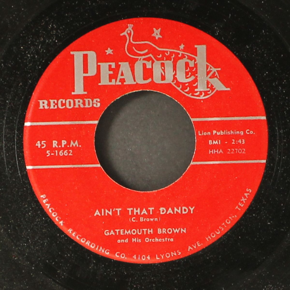 ain't that dandy / september song by GATEMOUTH BROWN