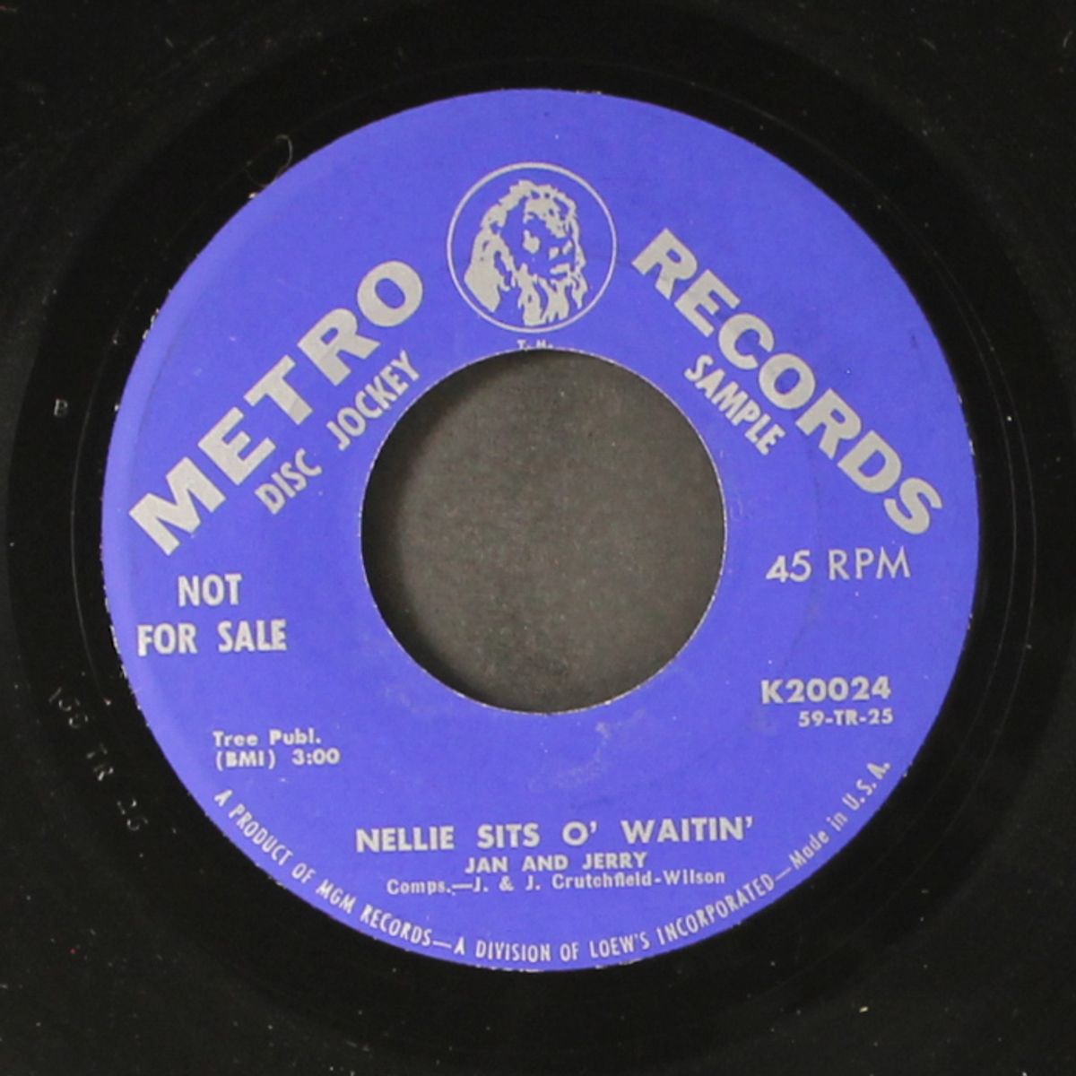 bandstand baby / nellie sits o' waitin' by JAN & JERRY