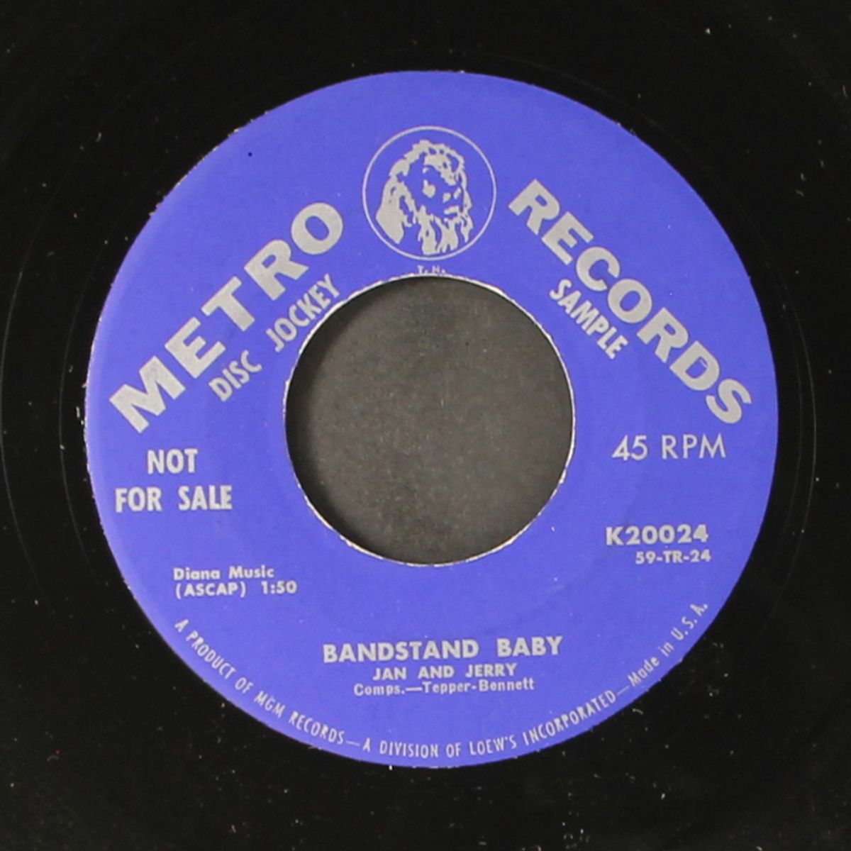 bandstand baby / nellie sits o' waitin' by JAN & JERRY