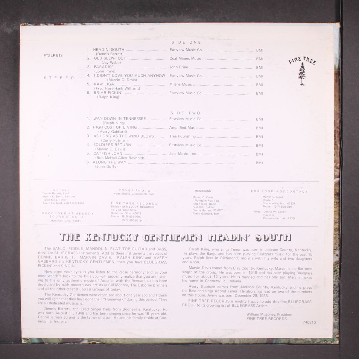 headin' south by KENTUCKY GENTLEMEN