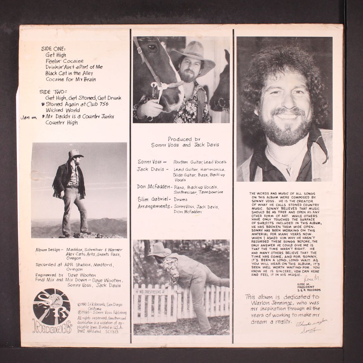 stoned country by SONNY VOSS