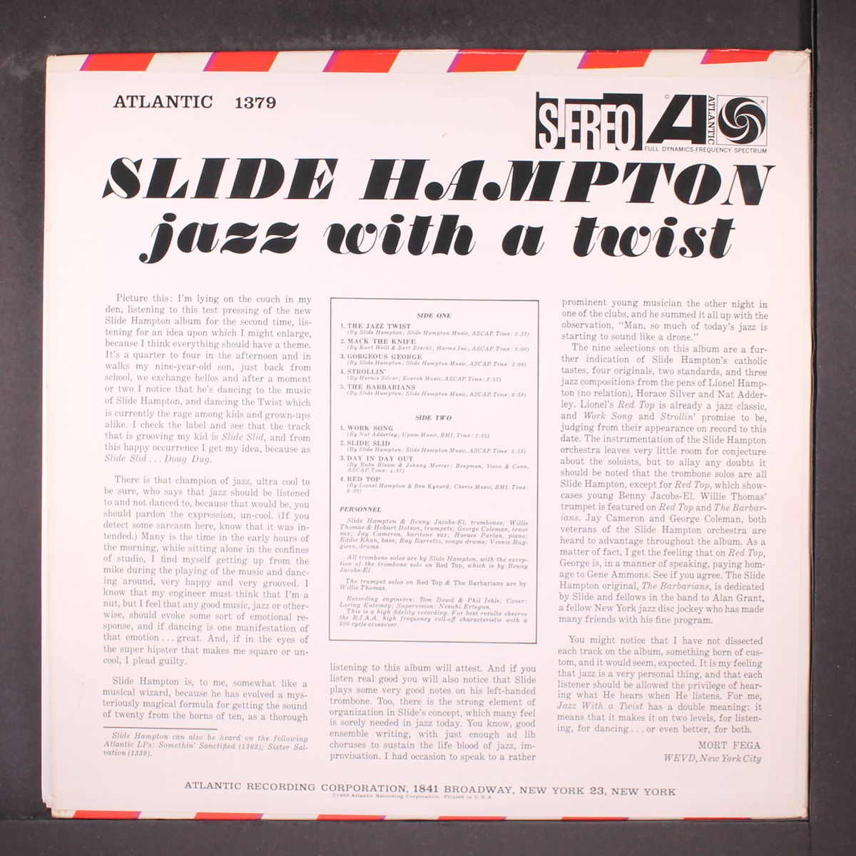 jazz with a twist by SLIDE HAMPTON