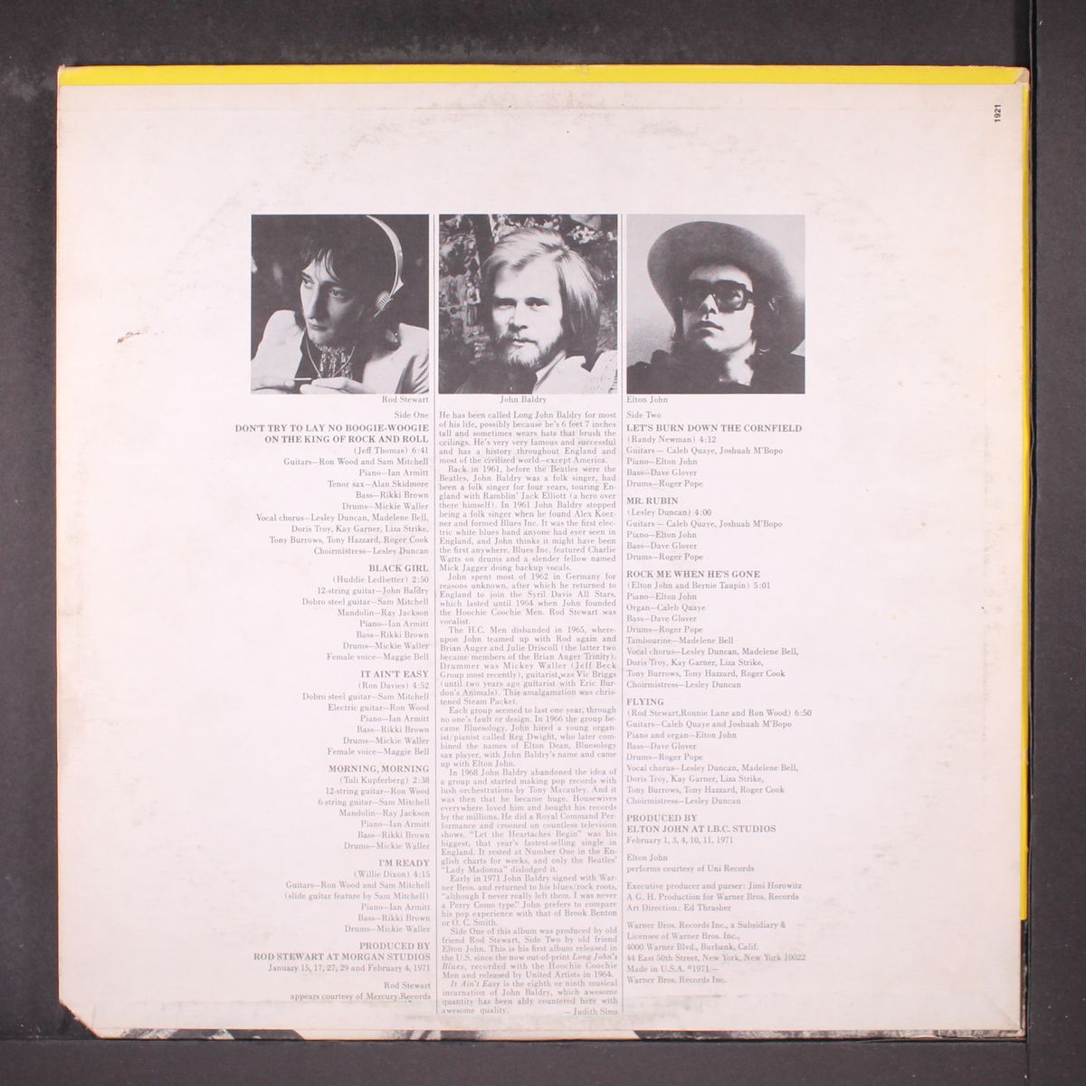 it ain't easy by JOHN BALDRY