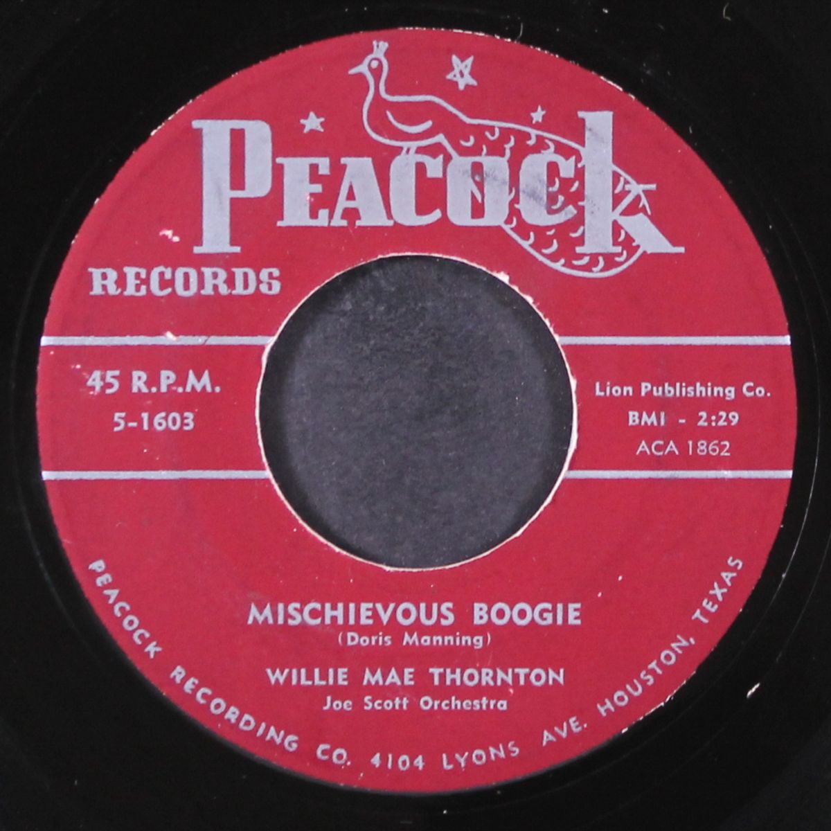 mischievous boogie / every time i think of you by WILLIE MAE THORNTON