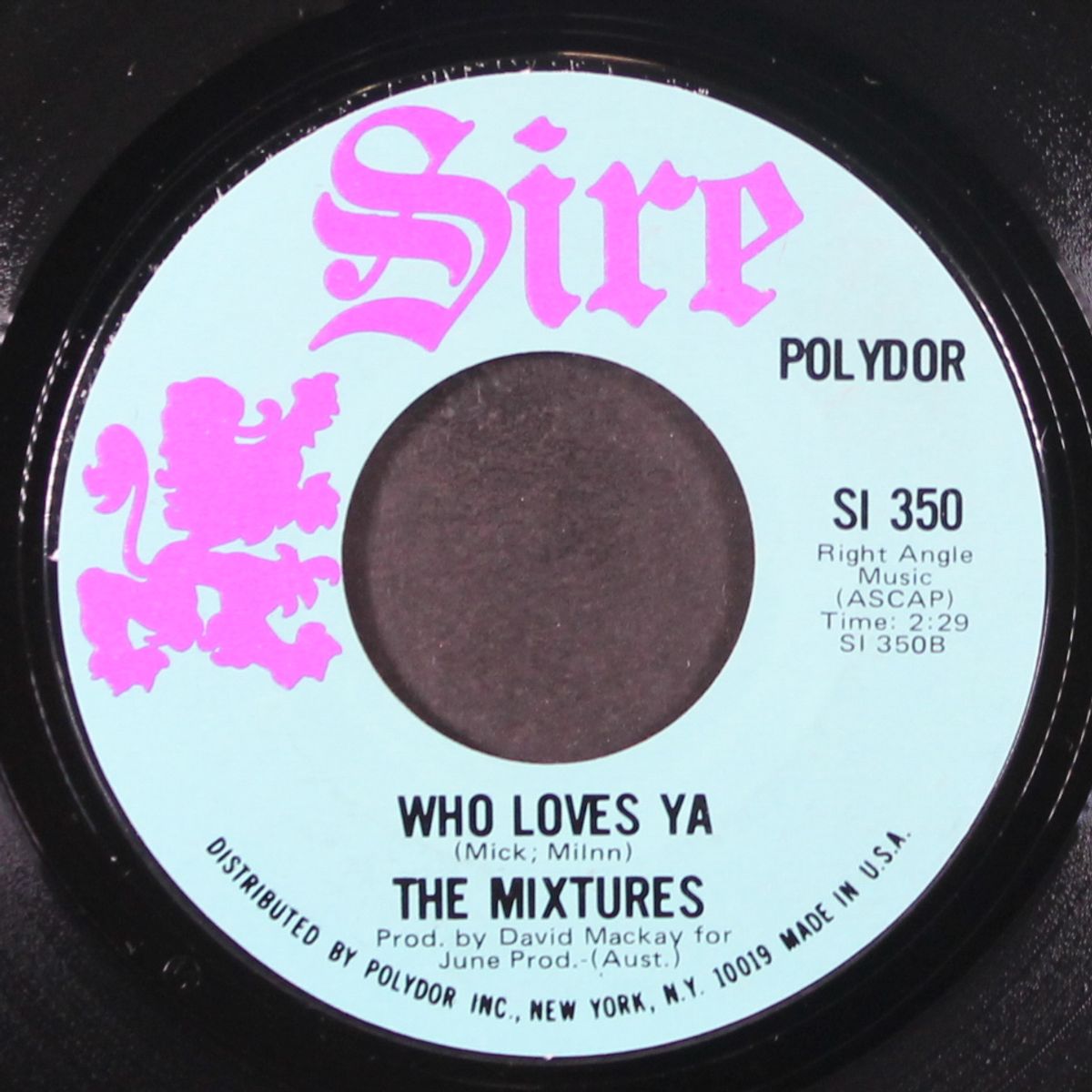 pushbike song / who loves ya by MIXTURES